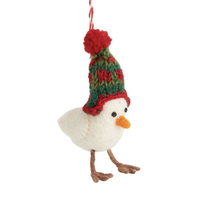 Pippy & Poppy Felt Bird Ornament-Löv Flowers