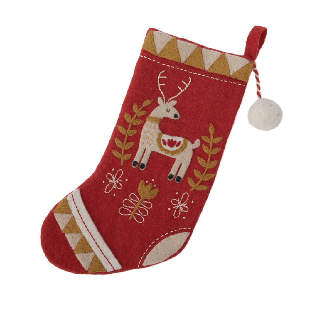 Be Merry Christmas Stockings-Löv Flowers