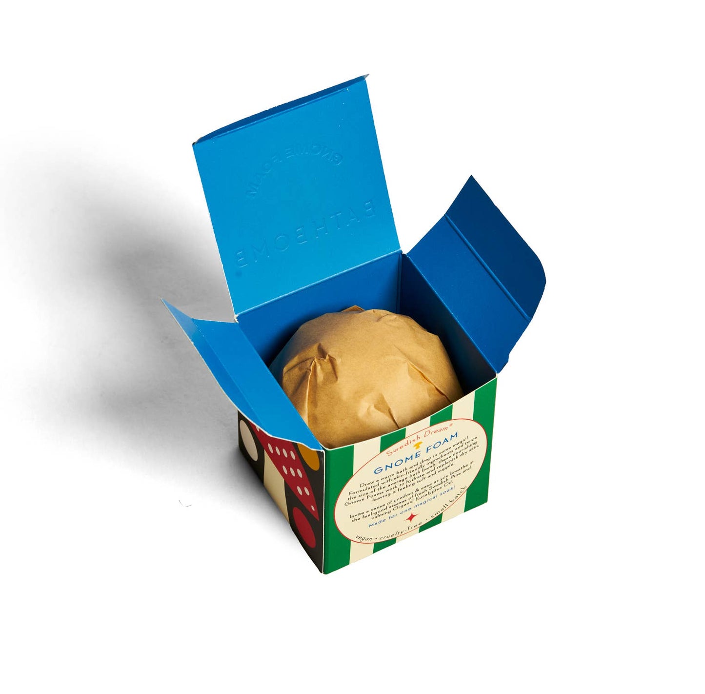 Swedish Dream Gnome Bath Bomb | Swedish Pine & Eucalyptus-Löv Flowers