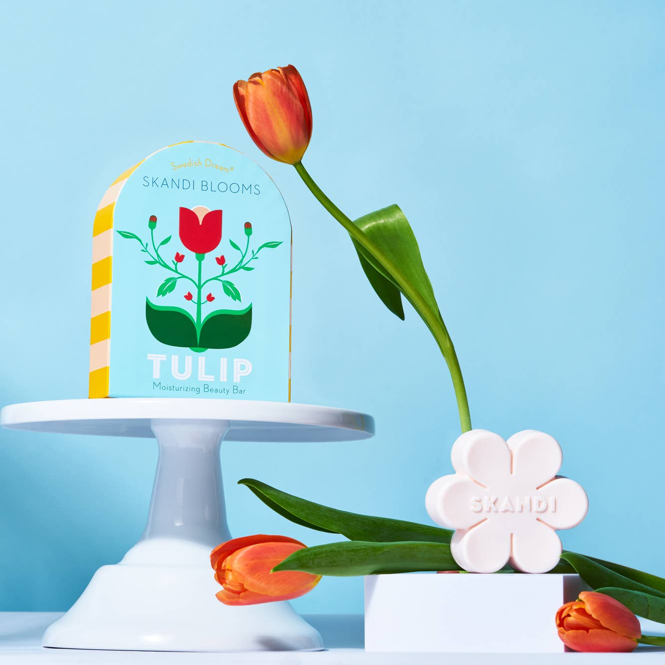 Skandi Blooms Tulip Bar Soap-Löv Flowers