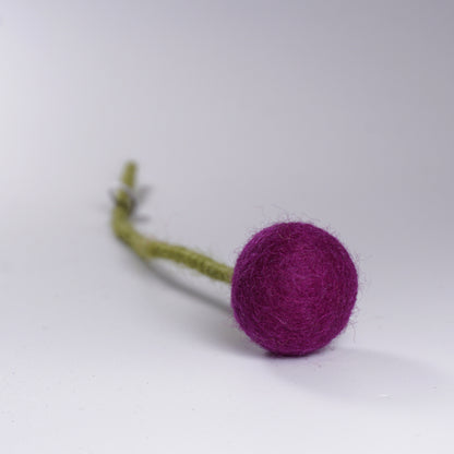 Felt Flower Balls | Purples-Löv Flowers