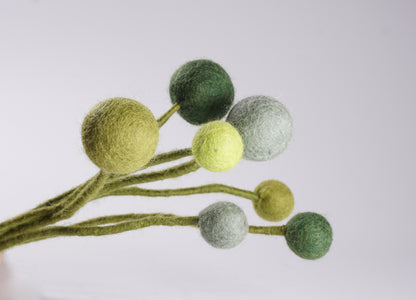 Felt Flower Balls | Greens-Löv Flowers