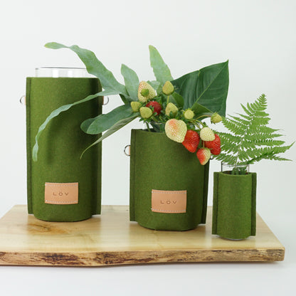 Älska Vase | Moss-Älska Vase-Löv Flowers