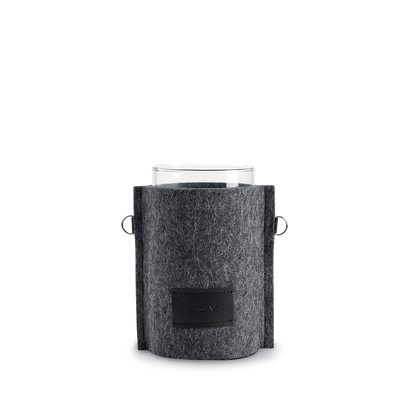 Älska Vase | Slate-Älska Vase-Löv Flowers