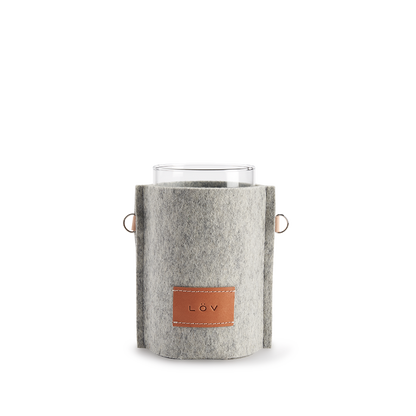 Älska Vase | Basalt-Älska Vase-Löv Flowers