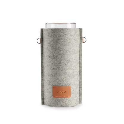 Älska Vase | Basalt-Älska Vase-Löv Flowers