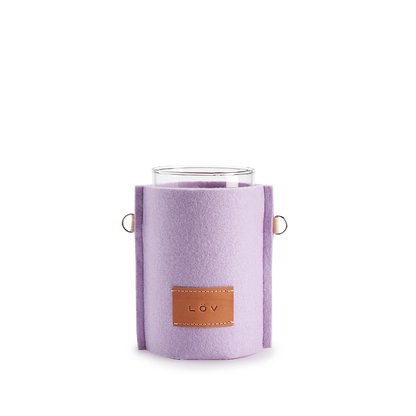 Älska Vase | Lila-Älska Vase-Löv Flowers