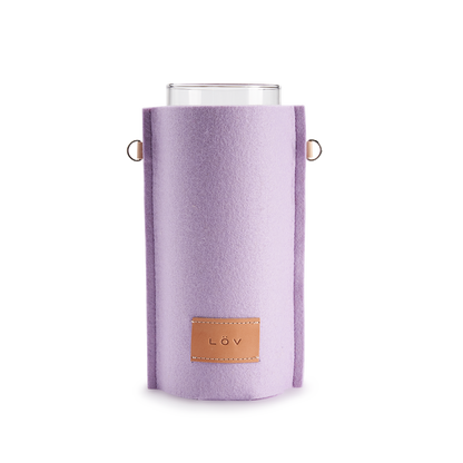 Älska Vase | Lila-Älska Vase-Löv Flowers
