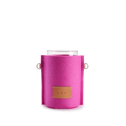 Älska Vase | Fuschia-Älska Vase-Löv Flowers