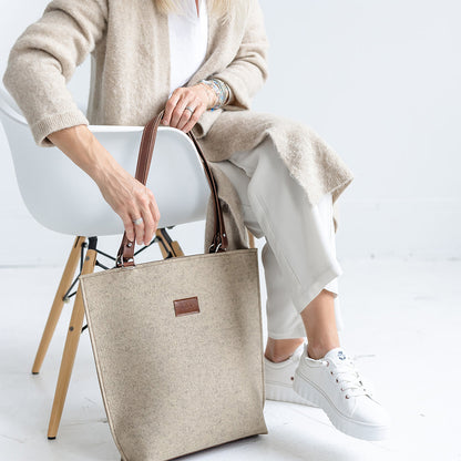 Torsby Tote | Pebble-Torsby Tote-Löv Flowers